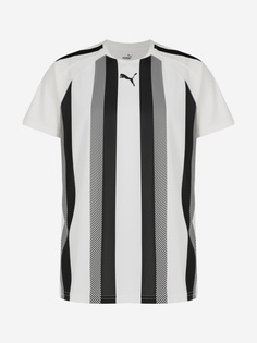 Футболка мужская PUMA teamLIGA Striped Jersey, Белый, размер 48-50
