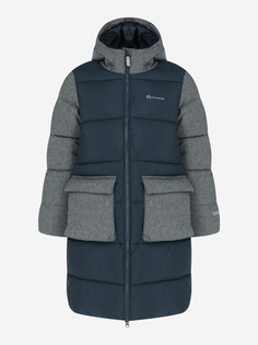 Пальто утепленное для девочек Outventure, Синий, размер 152