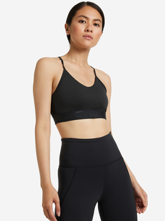 Спортивный топ бра Reebok Strappy Back, Черный, размер 44