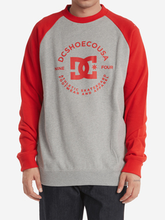 Свитшот мужской DC Shoes Star Pilot Raglan, Красный, размер 46