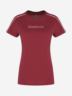 Футболка женская Reebok Piping, Красный, размер 40