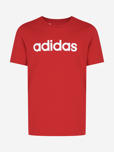 Футболка для мальчиков adidas Essentials Linear Logo, Красный, размер 140