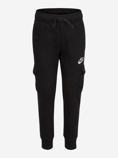 Брюки для мальчиков Nike Club, Черный, размер 122