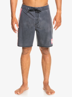 Шорты пляжные мужские Quiksilver Surfsilk Acid Wash, Черный, размер 52