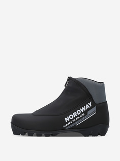 Ботинки для беговых лыж Nordway Narvik Plus NNN, Черный, размер 44