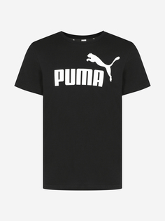 Футболка для мальчиков PUMA Ess Logo, Черный, размер 141-152