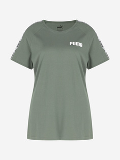 Футболка женская PUMA Tape, Зеленый, размер 40-42