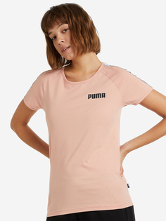 Футболка женская PUMA Tape, Бежевый, размер 42-44
