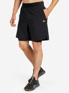 Шорты мужские Reebok Epic Two-In-One, Черный, размер 54