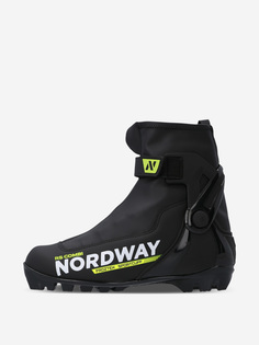 Ботинки для беговых лыж Nordway RS Combi NNN, Черный, размер 45