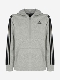 Толстовка для мальчиков adidas Must Haves 3-Stripes, Серый, размер 152