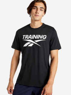 Футболка мужская Reebok Graphic Series, Черный, размер 50
