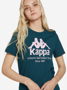 Футболка женская Kappa, Голубой, размер 50-52