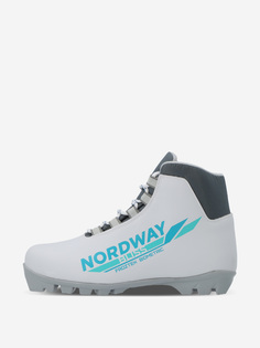 Ботинки для беговых лыж женские Nordway Bliss NNN, Белый, размер 41