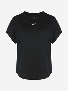 Футболка женская Reebok Les Mills Activchill + Dreamblend, Черный, размер 40
