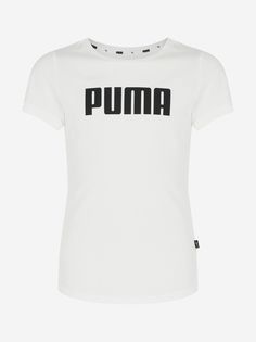 Футболка для девочек PUMA, Белый, размер 153-164