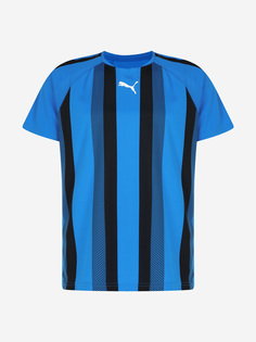 Футболка мужская PUMA teamLIGA Striped Jersey, Синий, размер 48-50