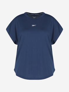 Футболка женская Reebok Activchill + Dreamblend, Синий, размер 44