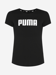 Футболка для девочек PUMA, Черный, размер 129-140