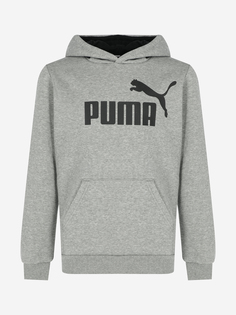 Худи для мальчиков PUMA Ess Logo, Серый, размер 129-140