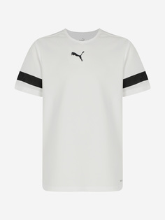 Футболка для мальчиков PUMA teamRISE Jersey, Белый, размер 111-116