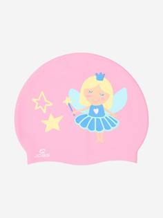 Шапочка для плавания детская Joss, Розовый, размер 52-54