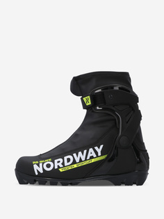 Ботинки для беговых лыж Nordway RS Skate NNN, Черный, размер 44