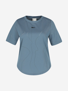 Футболка женская Reebok United By Fitness, Голубой, размер 40