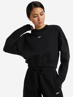 Свитшот женский Reebok Dreamblend, Черный, размер 52