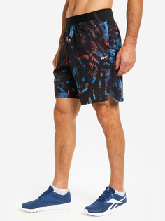 Шорты мужские Reebok Allover Print, Черный, размер 46