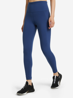 Легинсы женские Reebok Lux High-Waisted, Синий, размер 52