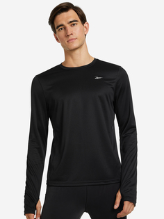 Лонгслив мужской Reebok Running, Черный, размер 50