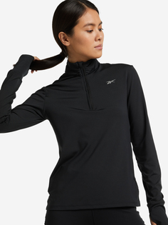 Джемпер флисовый женский Reebok Running, Черный, размер 38