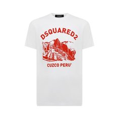 Хлопковая футболка Dsquared2