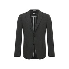 Пиджак из шерсти и вискозы BOSS