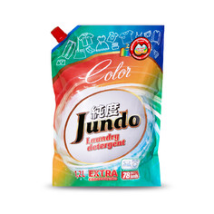 Гель для стирки цветного белья концентрированный с коллагеном Jundo Color 1,2л (78 стирок)