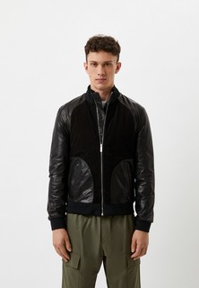 Куртка кожаная Bikkembergs