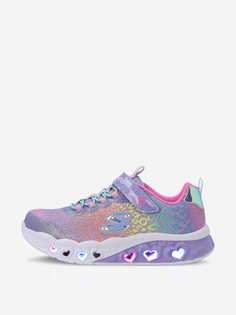 Кроссовки для девочек Skechers Flutter Heart Lights, Мультицвет, размер 31