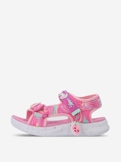 Сандалии для девочек Skechers Jumpsters Sandal, Розовый, размер 34.5