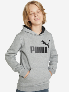 Худи для мальчиков PUMA Ess Logo, Серый, размер 153-164