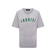 Футболка из хлопка и вискозы Dsquared2