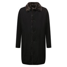 Пальто с меховой подкладкой Kiton