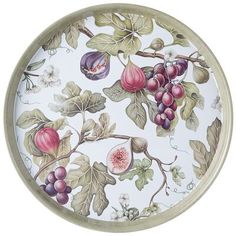 ПОДНОС СЕРВИРОВОЧНЫЙ AGNESS "ФРУКТЫ.ЯГОДЫ" 33х2,1 СМ