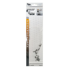 Рыболовный поводок Win Win Fluorocarbon FC прозрачный 8 кг, 30 см, 5 шт.