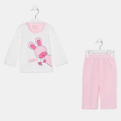 Пижама детская Nannette 4749941 цв. розовый р. 68