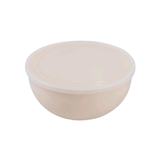 Миска пл 1 л круглая с крышкой аксесуары No Brand