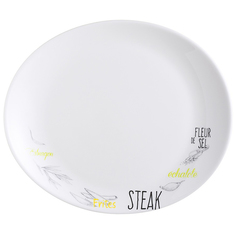 Тарелка столовая мелкая Luminarc Friends Time Bistro, D=30 см