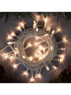 Гирлянда "Нить" длина 5 м. LED-50-220V, 8 режимов (Цв: Белый ) No Brand