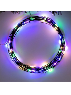 Гирлянда светодиодная IP20,длина 5 м.Н.Ч. LED(1608)-50-4.5V, АА*3, 2 режима, МУЛЬТИ No Brand