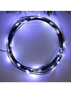 Гирлянда светодиодная IP20, длина 5 м.Н.Ч. LED(1608)-50-4.5V, АА*3, 2 режима No Brand
